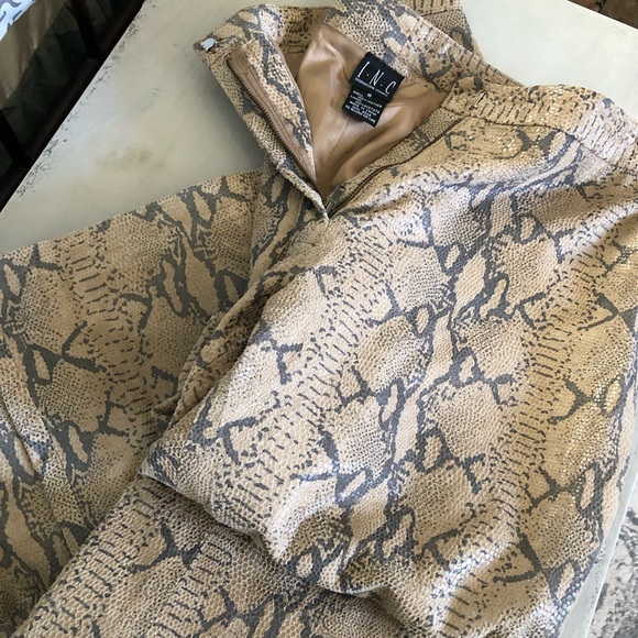 I.N.C. International Concepts …. Leather snake pants - Picture 10 of 14